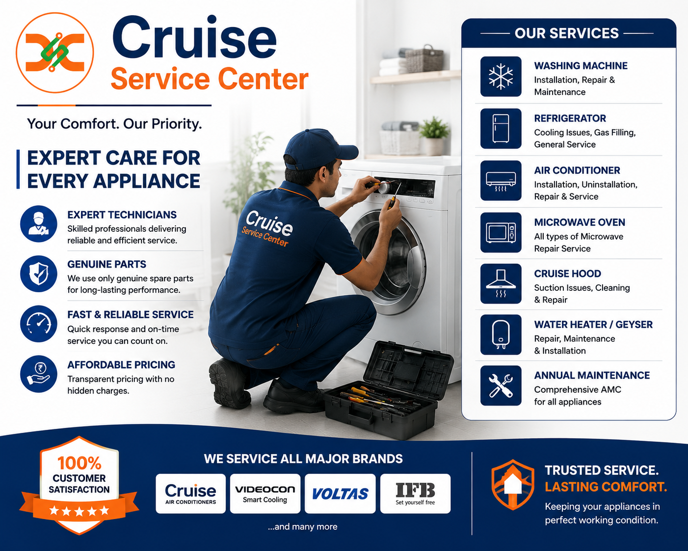 Cruise Service Center for Reliable AC Repair and Maintenance