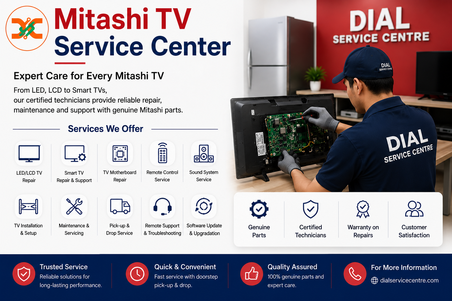 Which TV Issues Can a Mitashi TV Service Center Troubleshoot?
